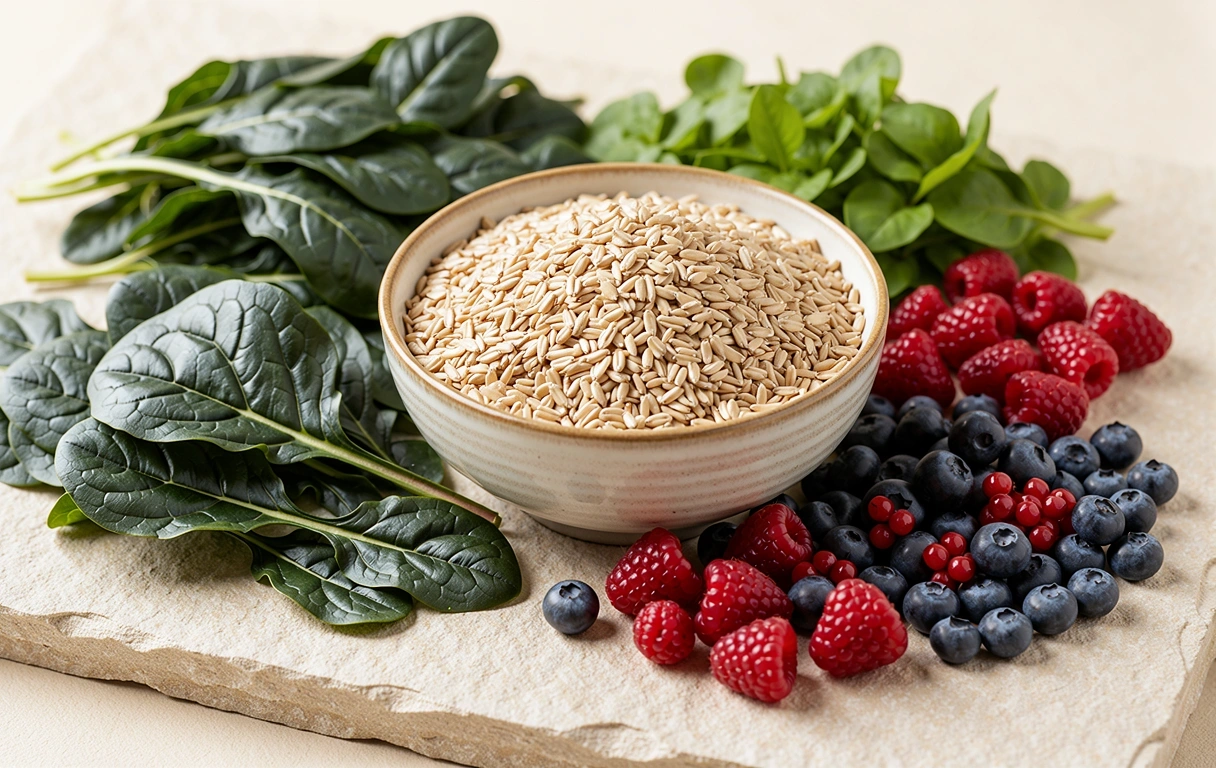 Frische, unverarbeitete Lebensmittel als Basis der Ernährung