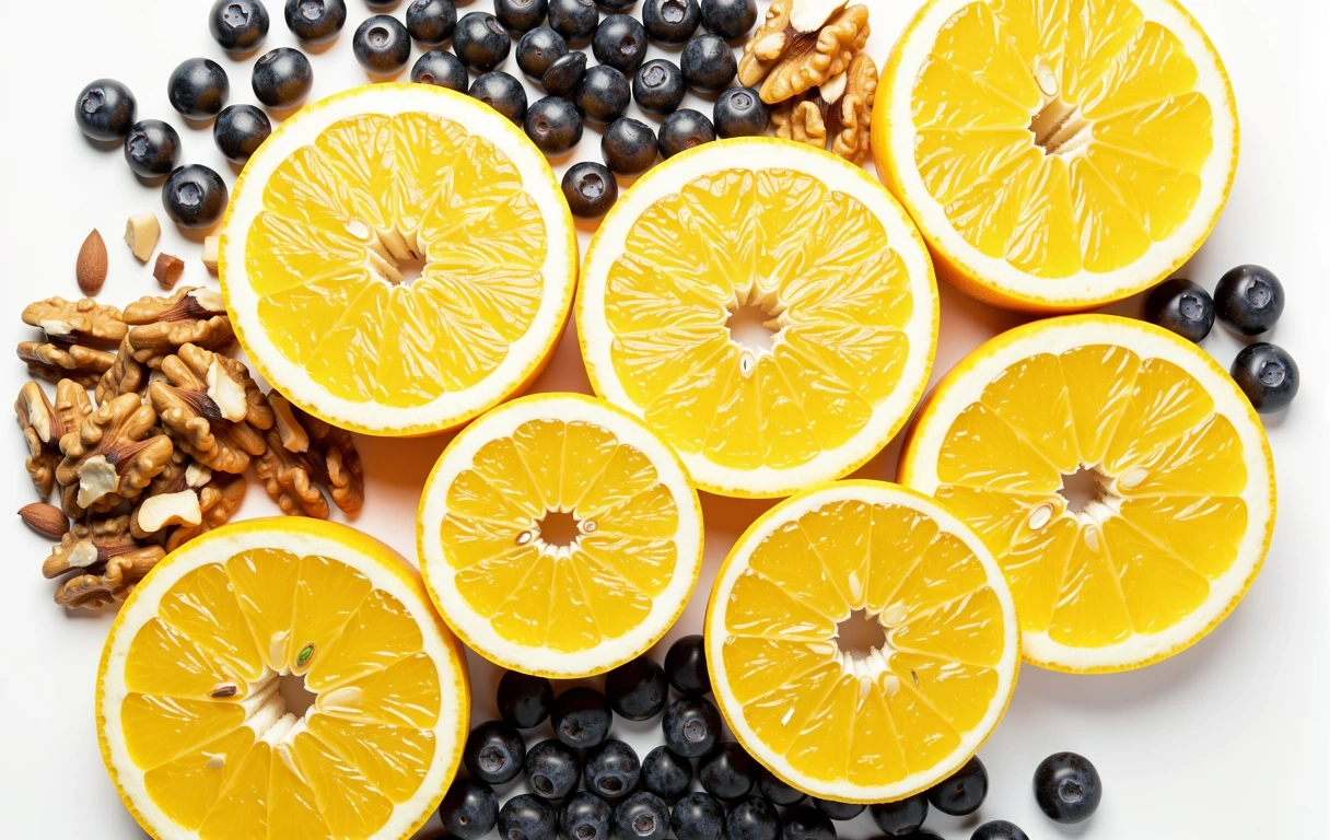 Vielfalt an Mikronährstoffen in Obst und Nüssen